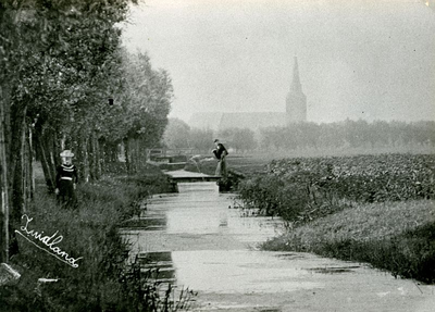 FOTO_PB016 Kijkje op het dorp Zuidland; ca. 1910