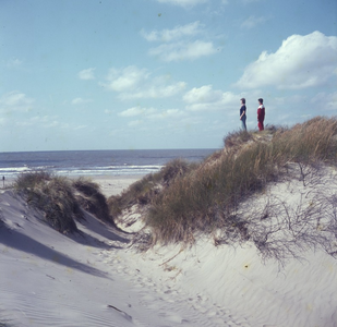 DIA_GF_1023 Kijkje op de duinen van Voorne; 29 augustus 1962