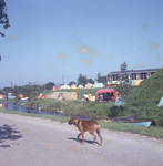 DIA_GF_1071 Tenten en caravans op Camping de Meeuw; 2 juni 1963