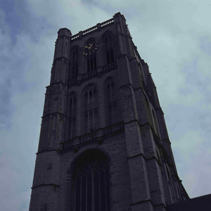 DIA_GF_1181 De toren van de St. Catharijnekerk; ca. 1970