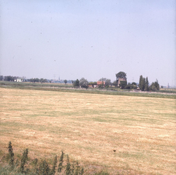 DIA_GF_1305 Vanaf de Biertse Dijk in de richting van de Vierambachtenboezem; 4 juli 1977