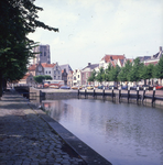 DIA_GF_1515 Langs de haven van Goedereede; 10 juli 1984