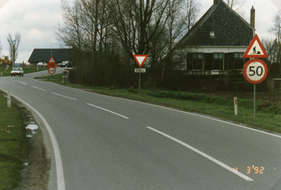 AB_HAASDIJK_025 De Haasdijk, gezien vanaf de Kerkweg; 1992