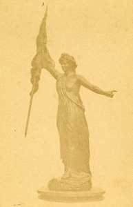 BR_1APRIL_1872_008 Model van het standbeeld De Nymph op het Asylplein; 1 april 1872