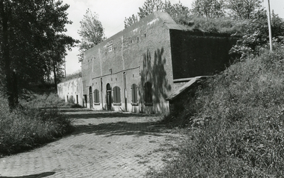 BR_BASTION7_001 Wachthuis (1858) met naastgelegen Duitse bunker in Bastion VII (Oranjebolwerk); ca. 1950
