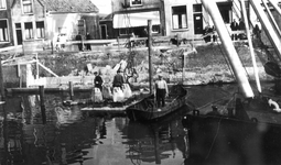 BR_BRUGGEN_JULIANABRUG_028 Vervangen van de Julianabrug; Juli 1954