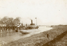 BR_BUITENHAVEN_002 S.S. Vlaardingen V vaart door de Buitenhaven richting Rotterdam; 1909