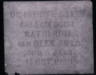 BR_DERIK_WATERSCHAP_257 Gedenksteen van de bouw van het gemaal van de polder Oud-Stompaard, 1929; 2004