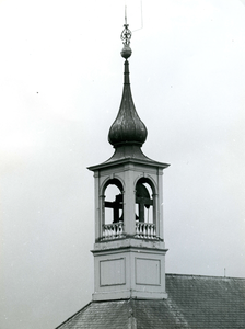 BR_MARKT_STADHUIS_026 De toren met luidklok van het Stadhuis; 1961