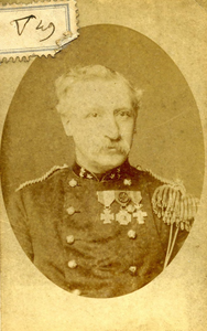 BP_MILITAIREN_012 De heer J. F. G. van Houtum, commandant van het Korps Torpedisten; ca. 1877