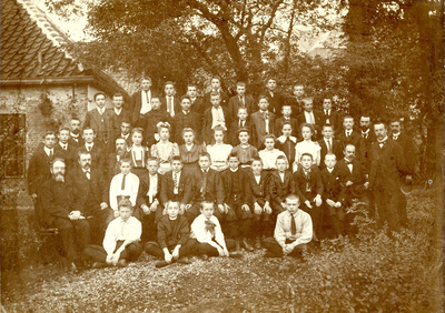 BR_SCHOLEN_HBS_018 Klassenfoto van de HBS; ca. 1908-1909