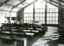 BR_SCHOLEN_LTS_015 De Lagere Technische School. Autowerkplaats; 1955
