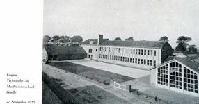 BR_SCHOLEN_LTS_033 Gebouw van de Lagere Technische School en de machinistenschool; 27 september 1955