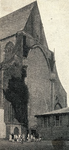 BR_SCHOLEN_OLS1_001 De Openbare Lagere School I, bijgenaamd de Klompenschool of Armenschool, stond naast de kerk; 1908