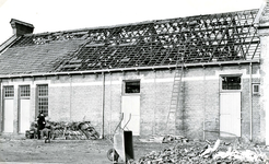 BR_SLAGVELD_087 Op 19 februari 1957 vond om half tien 's ochtends een grote explosie plaats in de gasfabriek, waarna ...