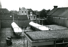 BR_SLAGVELD_093 Het terrein van de gasfabriek, met de propaan-luchtgas installatie; ca. 1960