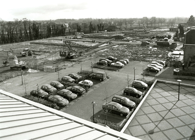 BR_SLAGVELD_119 Bouwrijpmaken voor de woningbouw langs de Branderstraat, gezien vanaf het stadskantoor; Januari 1999