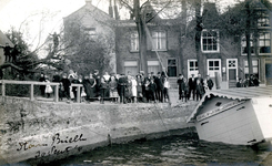 BR_SLAGVELD_157 Het Botenhuis van de Zuid-Hollandse Maatschappij tot redding van Schipbreukelingen is door een storm in ...