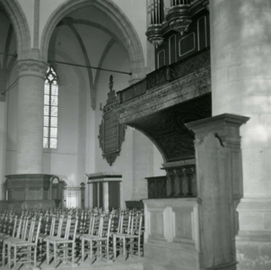 BR_STCATHARIJNE_INTERIEUR_025 Het interieur van de St. Catharijnekerk; 22 december 1961