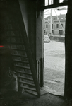 BR_TURFKADE_056 kijkje vanuit het pakhuis van der Blink, met uitzicht op het Scharloo; april 1961