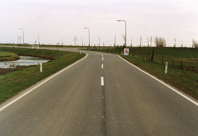 GV_POLDERWEG_02 De Polderweg nabij de Konijnendijk; 1993