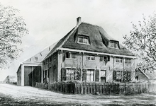 GV_RINGDIJK_07 De monumentale boerderij Dammestee, gebouwd in 1777, geschilderd door J. Verheull dzn.; (1929)