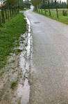 HV_RIJSWAARDSEDIJK_03 Inspectie van de weg en de bermen van de Rijswaardsedijk; 15 oktober 1987