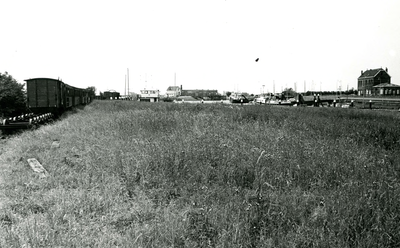 HE_TRAM_017 De remise rond het voormalige Veerhaven en tramstation; Juli 1972