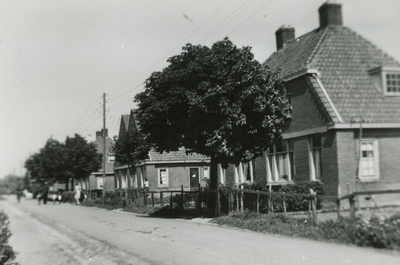 NN_ACHTERWEG_001 Huizen langs de Achterweg; ca. 1950
