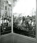 NN_GEMEENTEHUIS_001 Wandschildering van historische gebeurtenissen in de raadzaal van het voormalige gemeentehuis van ...