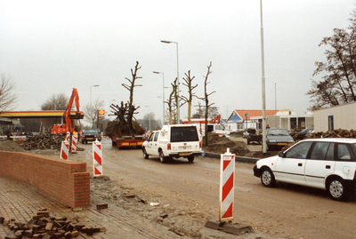 OV_DERUY_08 Het verplaatsen van bomen op De Ruy; 2000