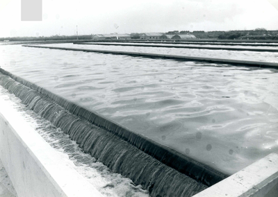 OV_HEINDIJK_24 De bouw van de waterzuiveringsinstallatie; 29 oktober 1975