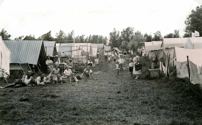 OV_KRUININGERGORS_11 Kampeerterrein; ca. 1947