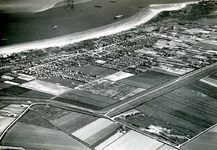 OV_KRUININGERGORS_31 Luchtfoto kampeerterrein Kruininger Gors; ca. 1950