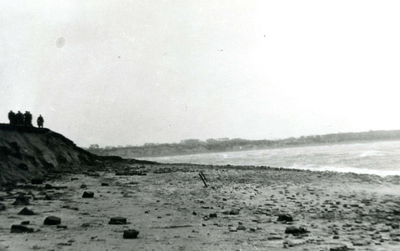 OV_WATERSNOODRAMP_024 Schade aan de duinen te Oostvoorne; 1 februari 1953