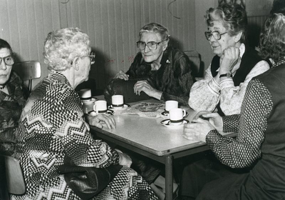 OH_MOLENWEG_30 Verkoopavond van de Hervormde Vrouwenvereniging Oudenhoorn; 12 november 1982