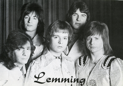 RO_PERSONEN_117 De leden van popgroep Lemming; 1970