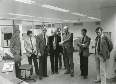 SP_BOYLEWEG_008 Bezoek aan het bedrijfspand van EDS Data; 1983