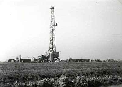 SP_GASWINNING_001 Boring naar aardgas in de Brabantse Polder op 2400 meter diepte; 1980