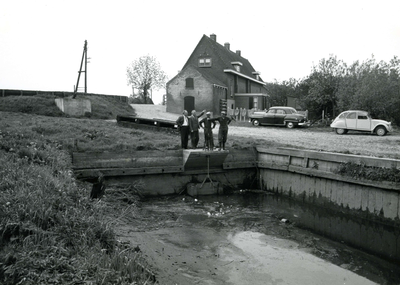 SP_KORTESCHENKELDIJK_066 Boezem bij het Gemaal Vooruitgang; 1975