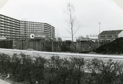 SP_MARREWIJKLAAN_009 Het in aanbouw zijnde postkantoor langs de Marrewijklaan; 1970