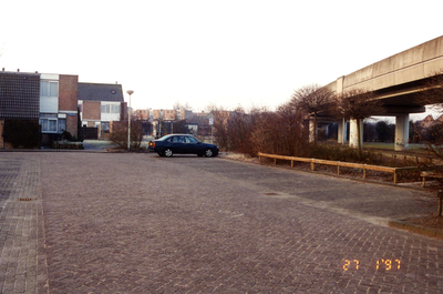 SP_METRO_AKKERS_036 De metrolijn nabij station De Akkers; 1997
