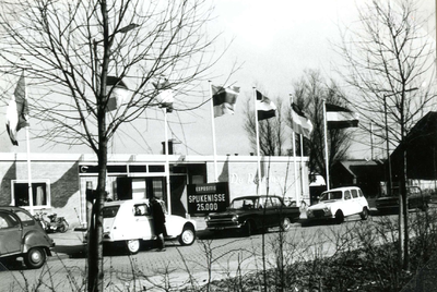 SP_STADSONTWIKKELING_1970_002 De expositie 'Spijkenisse 25.000' in Jeugd- en Buurtcentrum De Repelaer; 28 februari 1970