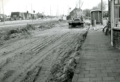 SP_STATIONSSTRAAT_046 Het herinrichten van het terrein rond het voormalige tramstation tot busstation; 29 oktober 1967