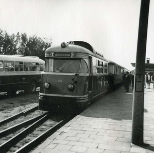 SP_TRAM_087 De RTM tram M1806 Bergeend; 1965