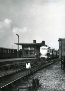 SP_TRAM_093 Het tramstation van Spijkenisse; 1965