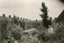 SP_WIEKSTRAAT_003 Woningen in de Wiekstraat in de Molenwei; Juli 1958