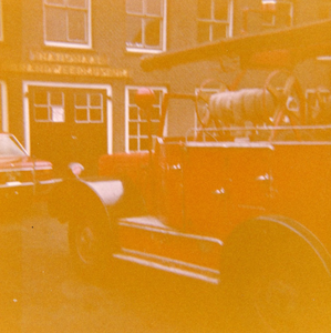 VP_BRANDWEER_004 Dodge autospuit van Vierpolders voor het Brandweermuseum; ca. 1975