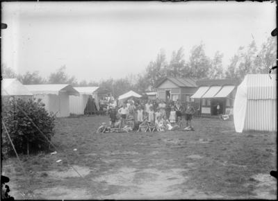 GN2643 Het kampeerterrein Kruiningergors; ca. 1925