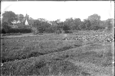 GN2977 Kijkje op Nieuwenhoorn vanuit de polder; ca. 1920
